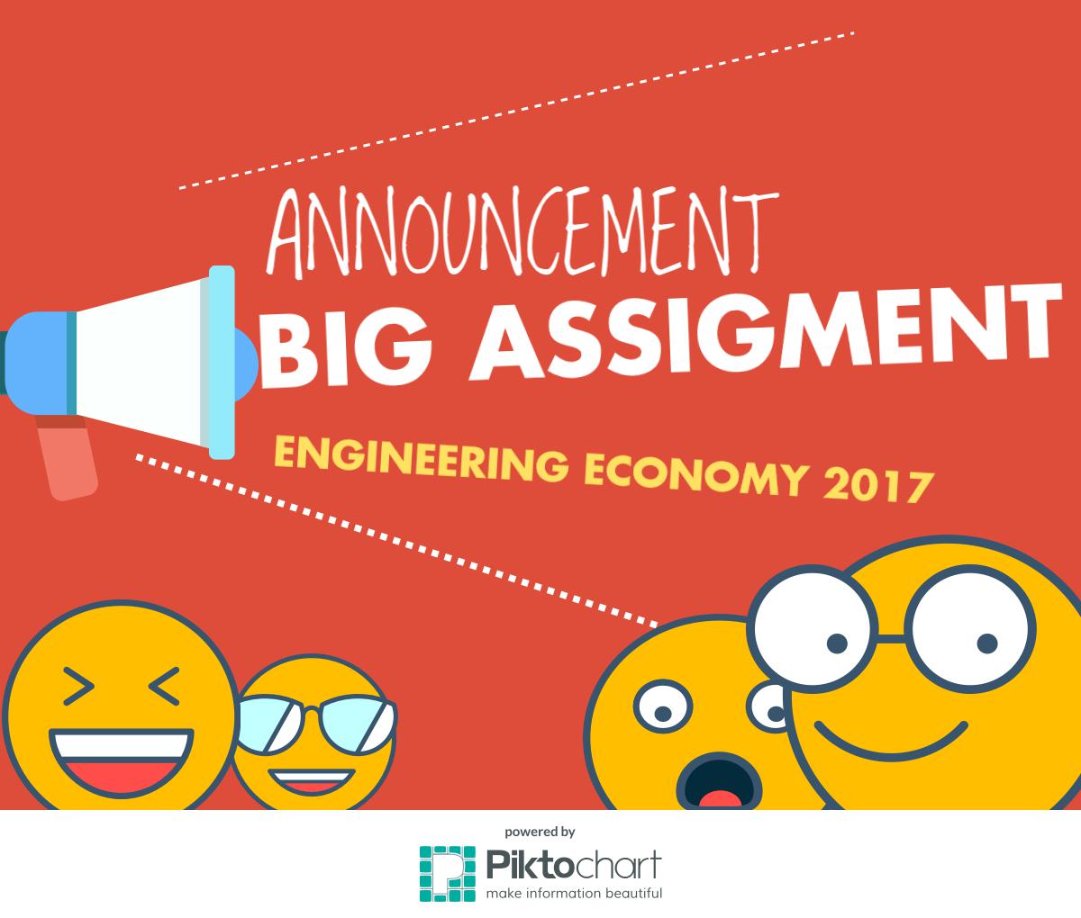 Engineering Economy: Guideline for big assignment! (MUST READ)