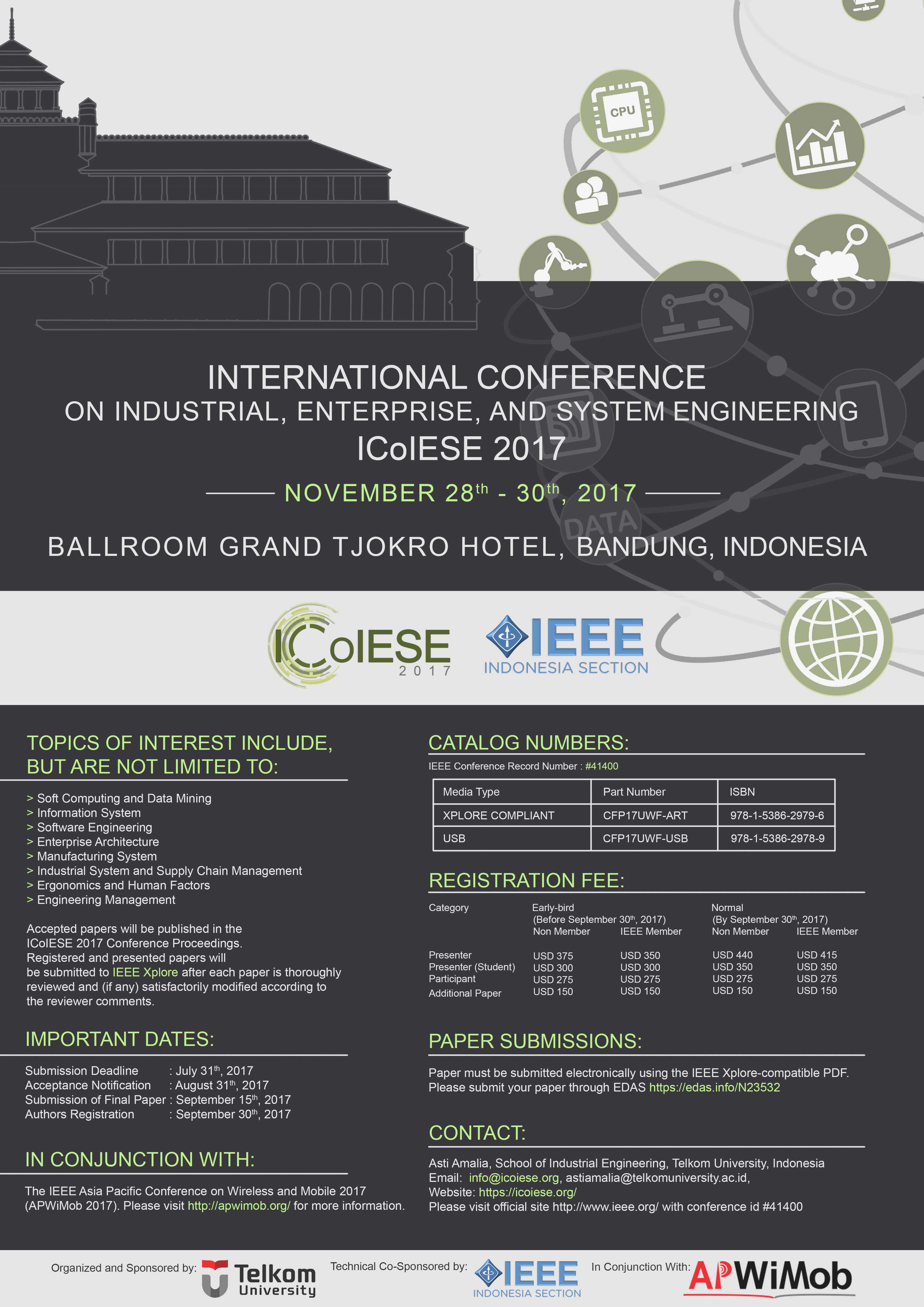 2017 1st International Conference on Industrial, Enterprise, and System Engineering (ICoIESE)