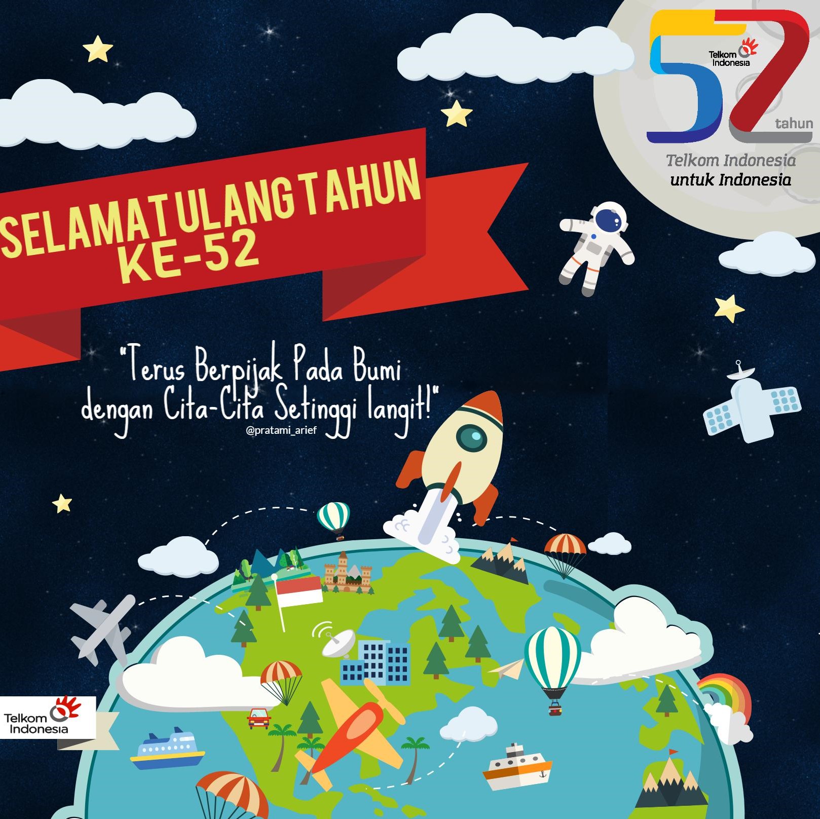 HUT Telkom Indonesia ke 52